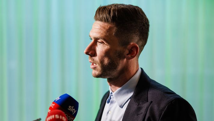 BERLIN, GERMANY - APRIL 22: Robin Gosens (National Team Player for Germany) gives an interview prior to the Sepp-Herberger-Award ceremony at Hauptstadtrepraesentanz der Deutschen Telekom on April 22, 2024 in Berlin, Germany. (Photo by Reinaldo Coddou H./Getty Images) *** Local Caption *** Robin Gosens INFO SOS – Torino, presentata una nuova offerta per Gosens: formula, cifre e dettagli - immagine 1