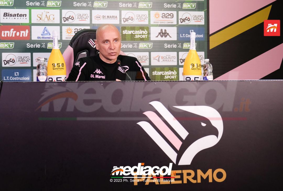 FOTO PALERMO, verso il Frosinone: la conferenza stampa di Eugenio Corini (GALLERY) - immagine 14