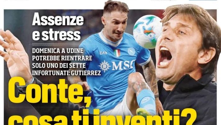 Il Napoli sui media: le prime pagine dei quotidiani di oggi- immagine 1