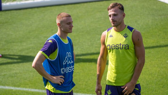 GERMOGLI PH: 27 AGOSTO 2025 BAGNO A RIPOLI AL VIOLA PARK SI E' SVOLTA LA RIFINITURA DELLA FIORENTINA IN VISTA DELLA PARTITA DI RITORNO DEL PRELIMINARE DI CONFERENCE LEAGUE CONTRO IL POLISSYA NELLA FOTO PONGRACIC COMUZZO CorSport: “L’agente di Comuzzo parla con l’Atalanta. La Fiorentina tratta eccome” - immagine 1