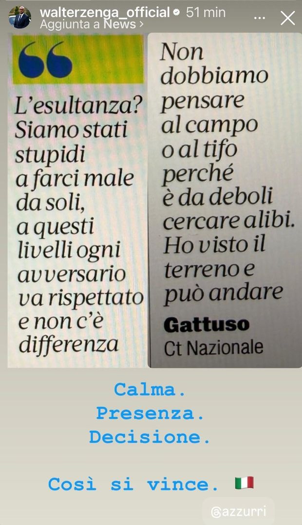 Il commento di Zenga sulla partita che vale tutto per la Nazionale: “Gattuso? Così si…”- immagine 2