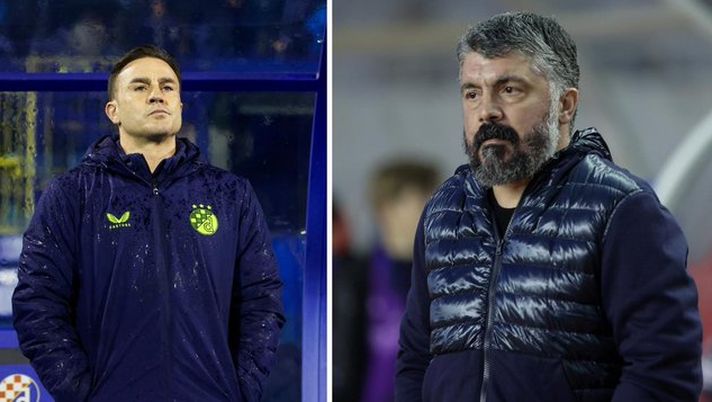 Gattuso non “vendica” il Milan contro la Dinamo Zagabria: due rossi e 2-2 fra i fumogeni  Gattuso Dinamo