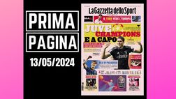 Prima pagina Gazzetta dello Sport: “Juve, Champions e a capo”