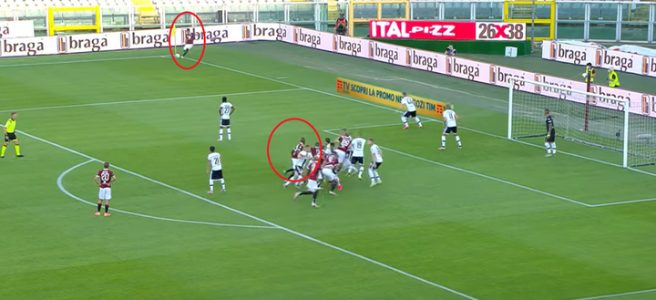 L’analisi dei gol di Torino-Parma 1-1: la rete di Kucka parte da un errore di Zaza- immagine 2