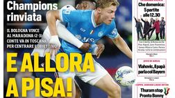 Prime pagine giornali sportivi oggi: il Napoli sui media