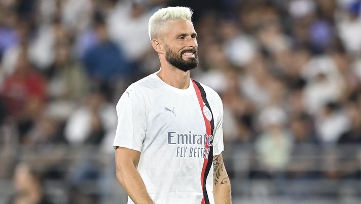 Olivier Giroud AC Milan amichevole Real Madrid-Milan 3-2 precampionato 2023-2024