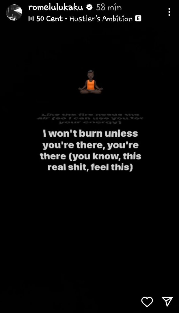 Lukaku si allena da solo: “Mantieni le stesse energie”. E posta una canzone- immagine 2