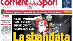 PRIMA PAGINA CORRIERE DELLO SPORT OGGI: “La mossa di Conte: prove di 3-5-2 con Raspa-Lukaku”