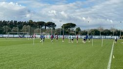Ajax-Lazio, continua la rifinitura a Formello: biancocelesti al lavoro – VIDEO