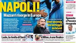 EDICOLA / CdS: Champions, avanti Napoli. Inter seconda, ora sorteggio da brividi