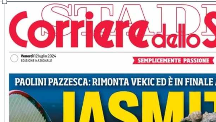 PRIMA PAGINA CORRIERE DELLO SPORT OGGI: “Buongiorno e il Napoli, oggi la firma” - immagine 1