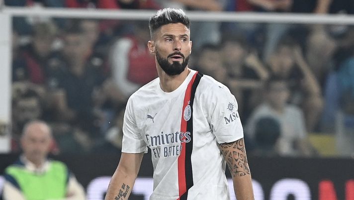 Olivier Giroud AC Milan Genoa-Milan 0-1 Serie A 2023-2024