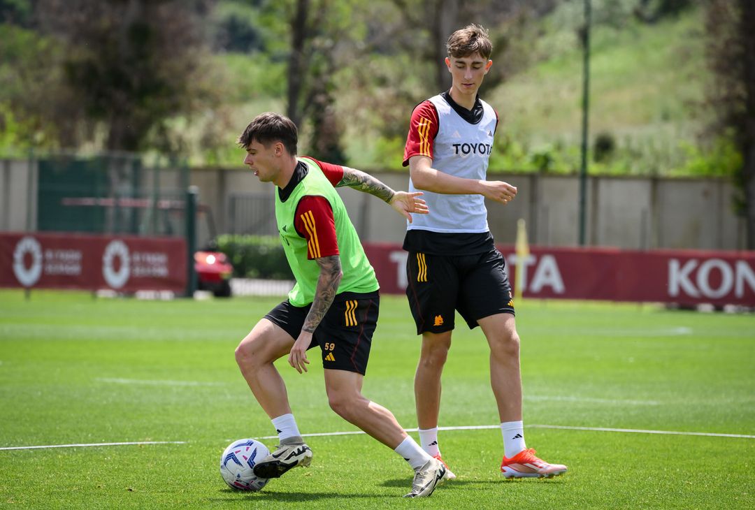 Roma, l’allenamento dopo la confitta con l’Atalanta – FOTO GALLERY - immagine 5