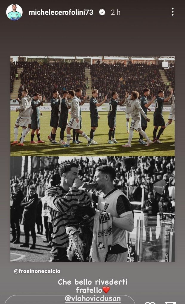 Sfida tra ex viola allo Stirpe, Cerofolini a Vlahovic: “Che bello rivederti fratello”- immagine 2