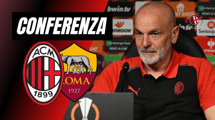 La conferenza stampa di Stefano Pioli (allenatore AC Milan) al termine di Milan-Roma (Europa League 2023-2024) | News (Getty Images) Conferenza stampa Stefano Pioli AC Milan Milan-Roma Europa League 2023-2024