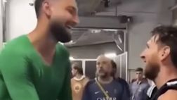 Donnarumma-Messi, incontro negli spogliatoi: l’esilarante siparietto