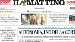 PRIMA PAGINA IL MATTINO OGGI: “Azzurri promossi. Di Lorenzo, che assist!”