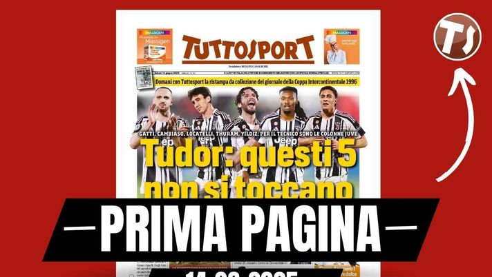 Prima Pagina Tuttosport 14 giugno