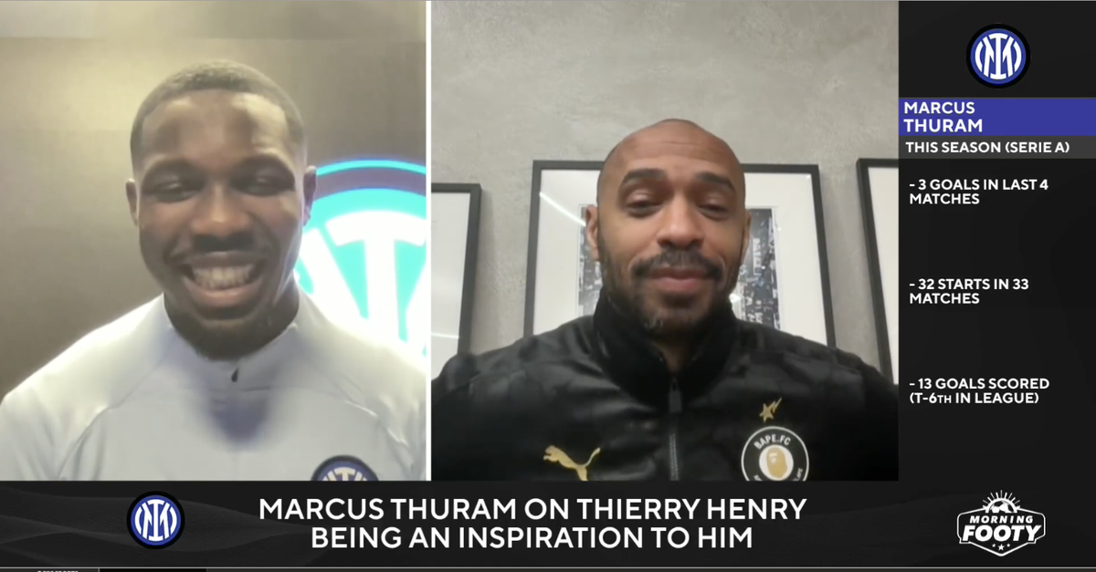VIDEO / Thuram e i consigli dello ‘zio Thierry Henry’ il simpatico