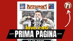 Prima pagina Tuttosport: “Gli insulti a Oriali, solo una multa per Allegri”