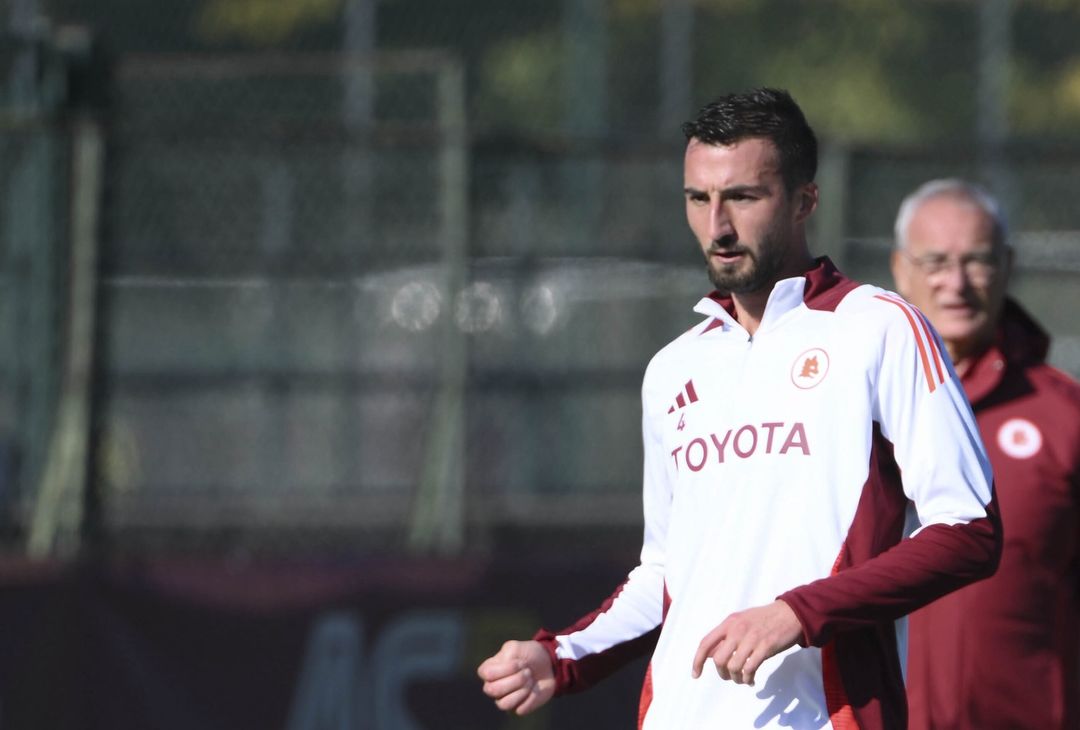 Trigoria, terzo allenamento di Ranieri sotto gli occhi di Tommasi – FOTO GALLERY - immagine 8