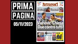 Prima pagina Tuttosport: “Vlahovic-Chiesa contro tutti”