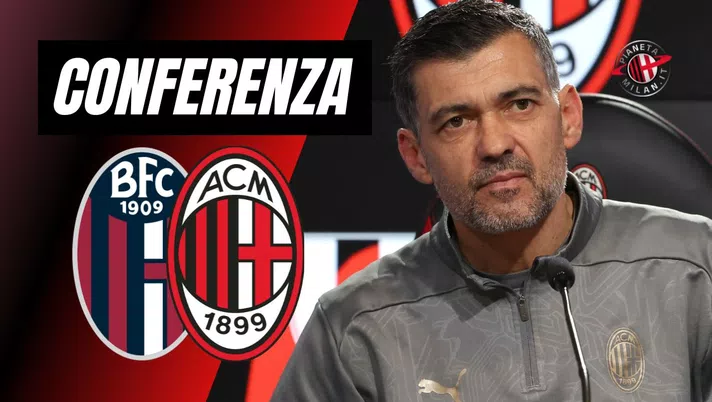 Conferenza Stampa Sergio Conceicao AC Milan Bologna-Milan Serie A 2024-2025