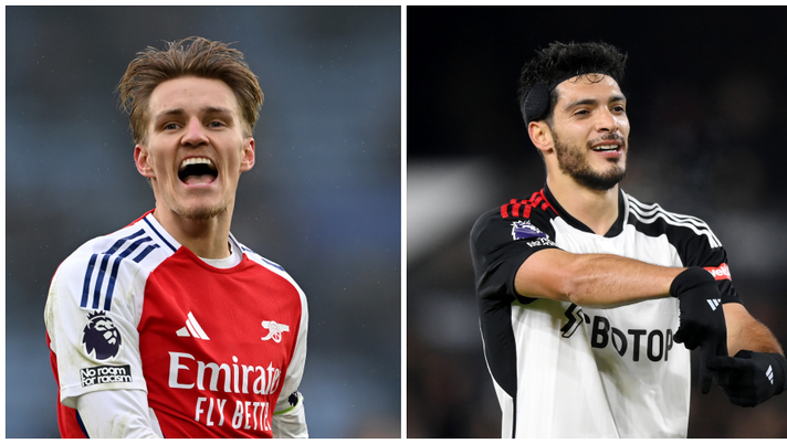 Odegaard e Raul Jimenez, due uomini chiave di Arsenal-Fulham