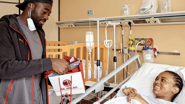 Fofana ospedale Buzzi Fondazione Milan e Fofana insieme: per il sorriso dei bimbi dell'ospedale Buzzi