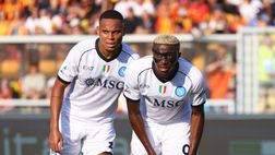 FOTO Il Napoli espugna il Via del Mare: il club festeggia la vittoria con il Lecce
