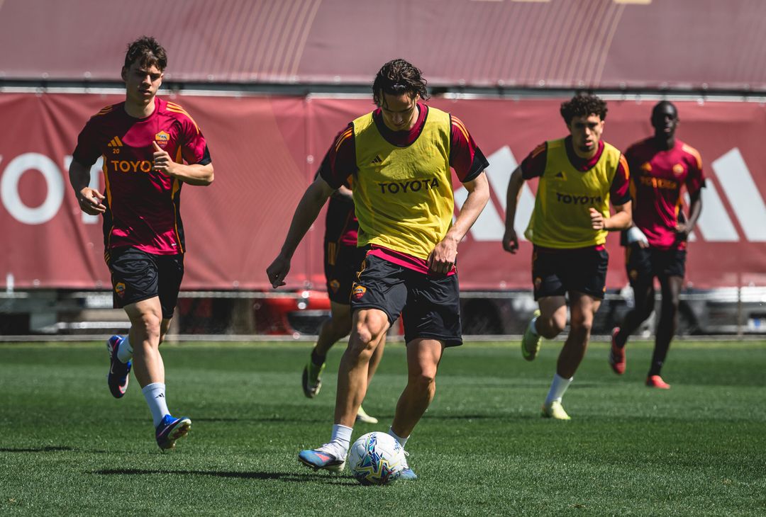 Trigoria, la seduta di allenamento a due giorni dall’Atalanta – FOTO GALLERY - immagine 9