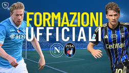Napoli-Pisa, le formazioni ufficiali: Conte opera 3 cambi. La decisione sul portiere