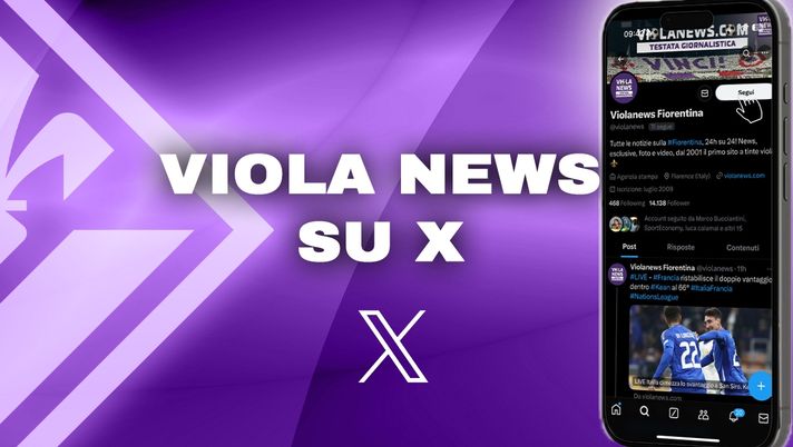 ViolaNews su X (ex Twitter), tutte le notizie sulla Fiorentina ViolaNews su X (ex Twitter), tutte le notizie sulla Fiorentina - immagine 1