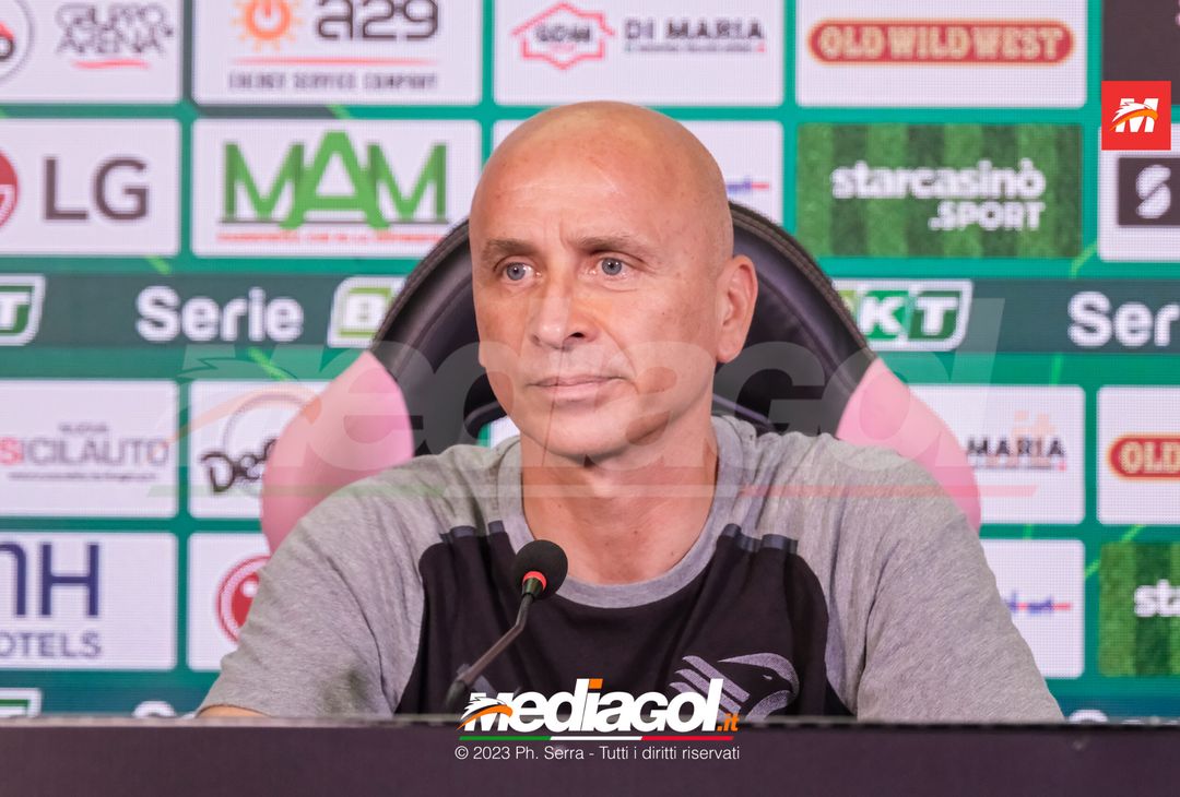 FOTO PALERMO, verso la Reggiana: Eugenio Corini in sala stampa (GALLERY) - immagine 19