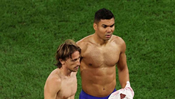 Milan, la reunion tra Modric e Casemiro prima di Brasile-Croazia