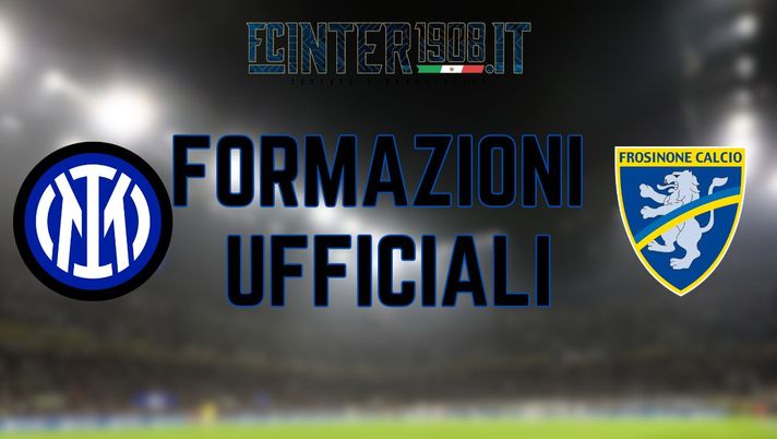 Inter-Frosinone, formazioni UFFICIALI: torna Dumfries dal 1′. Thuram-Lautaro in attacco - immagine 1