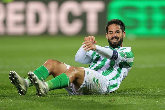 FIRENZE, ITALIA - 8 MAGGIO: Isco del Real Betis Balompie. (Photo by Gabriele Maltinti/Getty Images) isco