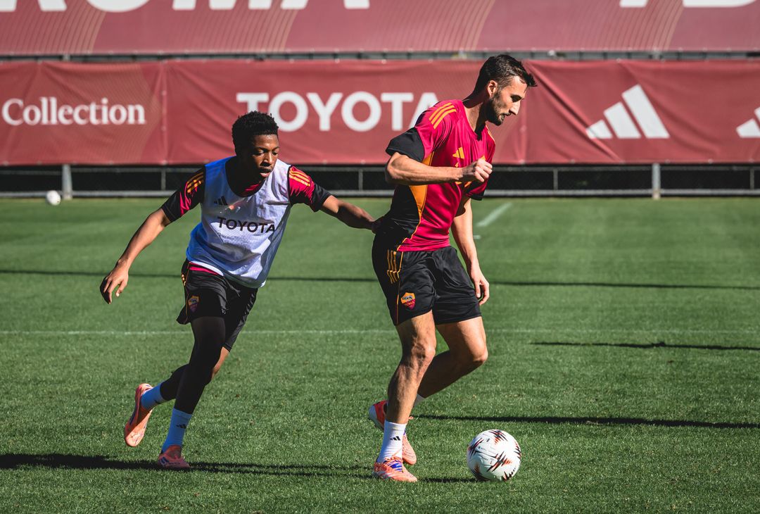 Trigoria, l’allenamento a due giorni da Rangers-Roma – FOTO GALLERY - immagine 27