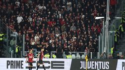 “Sempre con te sarò”: i tifosi rossoneri si sono fatti sentire anche a Torino