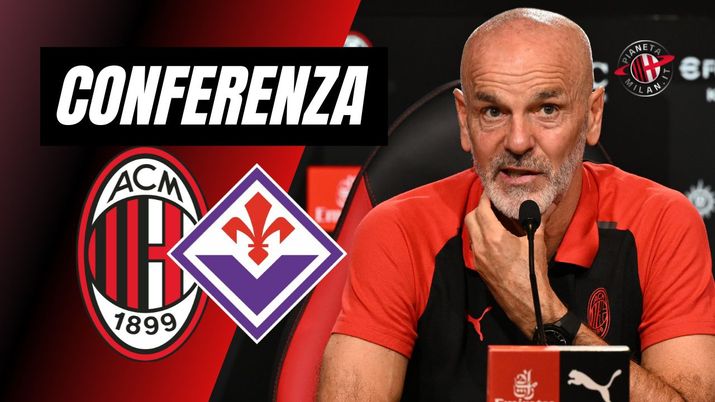 Conferenza Stampa Stefano Pioli AC Milan Milan-Fiorentina Serie A 2023-2024