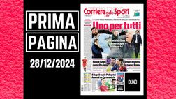 Prima pagina Corriere dello Sport: “Lazio-Atalanta, tutti con Baroni”