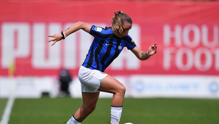 Gloria Marinelli, calciatrice dell'Inter Femminile (getty images)