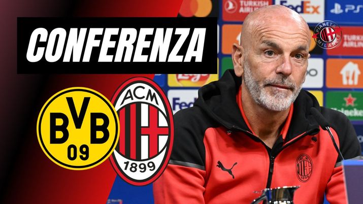 Borussia Dortmund-Milan Champions League 2023-2024 conferenza stampa Pioli