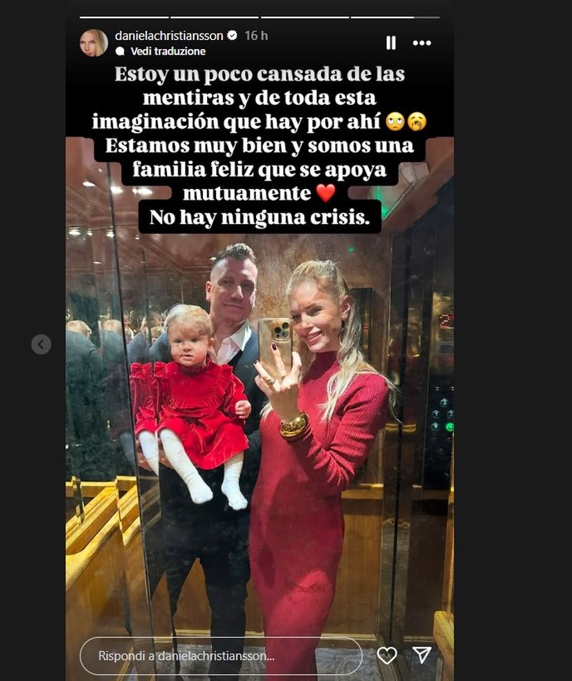 Maxi Lopez e Daniela Christiansson smentiscono le voci sulla loro separazione- immagine 3