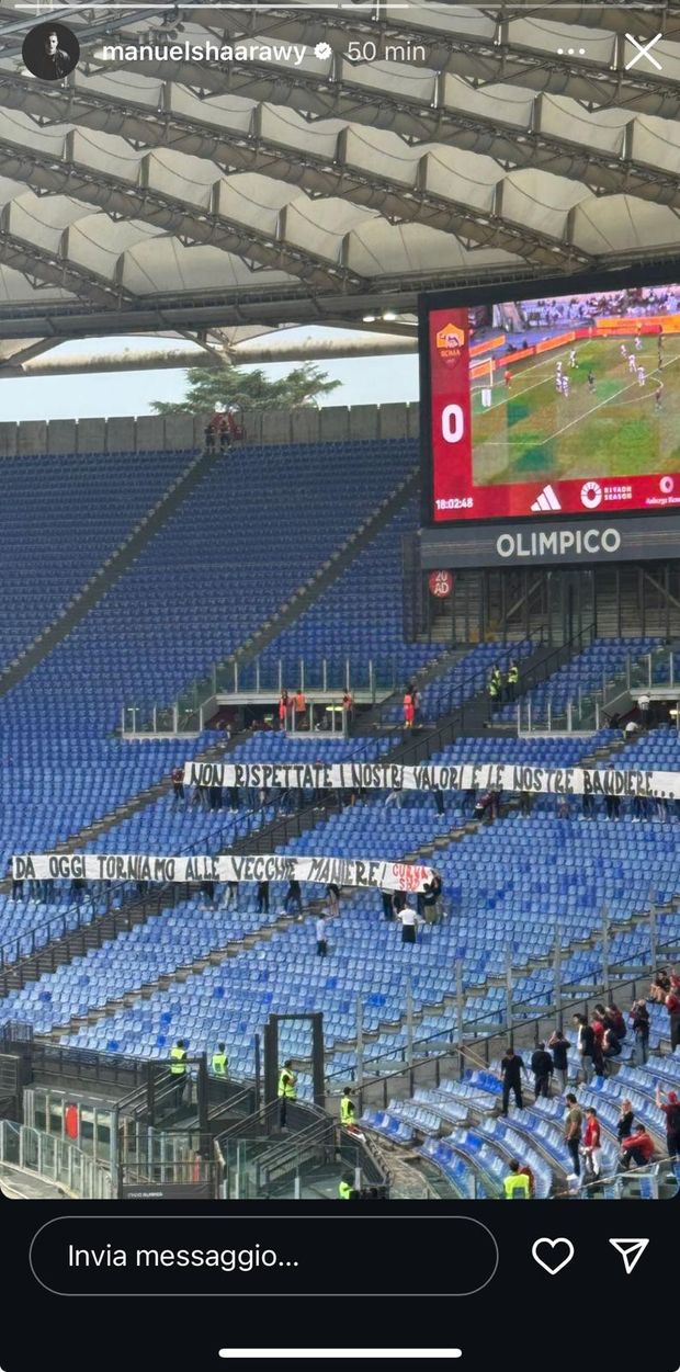 Roma-Udinese, il fratello di El Shaarawy si schiera con De Rossi sui social- immagine 2