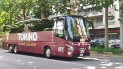 Video – Torino-Inter: l’arrivo del pullman granata allo stadio