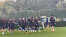 VIDEO FCIN1908 / Union SG-Inter, nerazzurri in campo ad Appiano. Assenti Thuram e Darmian