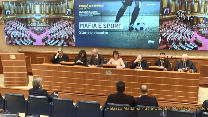 LIVE Senato, ‘Mafia e Sport. Storie di riscatto’ con Perinetti, Scarpinato, Galeoto - immagine 1