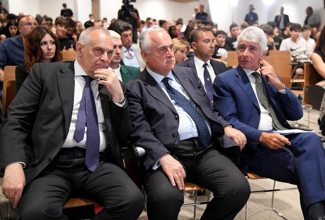Lamberto Giannini, Claudio Lotito, Andrea Abodi