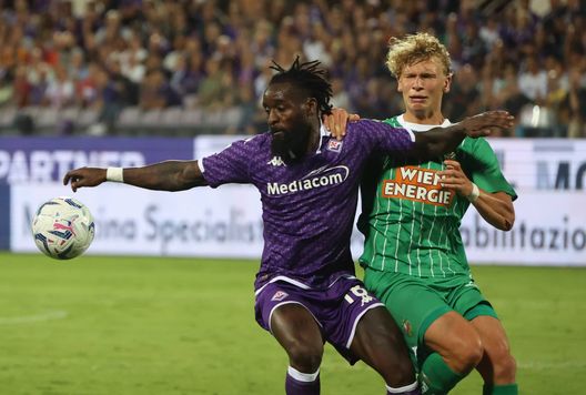 GERMOGLI PH: 31 AGOSTO FIRENZE STADIO ARTEMIO FRANCHI CONFERENCE LEAGUE FIORENTINA VS RAPID VIENNA NELLA FOTO NZOLA Nzola in missione rilancio: 11 giorni per zittire i mugugni- immagine 2